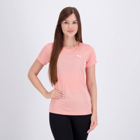 Camiseta Puma ESS Logo Feminino Rosa