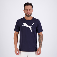 Camiseta Puma ESS Logo Poly Azul