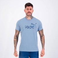 Camiseta Puma Essentials Camo Tee Azul