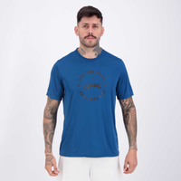 Camiseta Puma Graphic Run Slogan Tee Q1 Azul