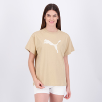 Camiseta Puma Her Tee Feminina Marrom