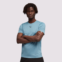 Camiseta Puma M Tad Essentials Heather Car Verde Água