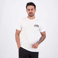 Camiseta Puma Squad Small Graphic Tee Branca