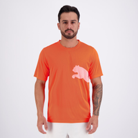 Camiseta Puma Tad Big Logo Laranja