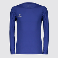 Camiseta Térmica Topper Classic Manga Longa Juvenil Azul