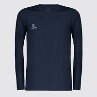 Camiseta Térmica Topper Classic UV50 Manga Longa Juvenil Marinho