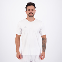 Camiseta Topper Regular Fit UV50 Branca