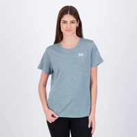 Camiseta Under Armour Tech Logo Feminina Azul