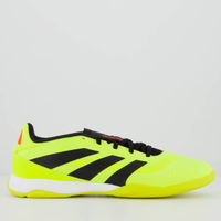 Chuteira Adidas Predator League 24 Academy Low IN Futsal Verde e Preta