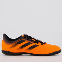 Chuteira Adidas Rabisco Futsal Juvenil Laranja e Preta