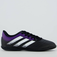 Chuteira Adidas Rabisco Futsal Juvenil Preta e Roxa