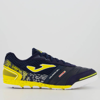 Chuteira Joma Mundial Futsal Marinho e Amarela