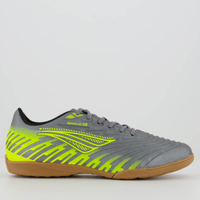 Chuteira Penalty Bravo Y-3.0 Futsal Cinza e Amarela