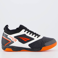 Chuteira Penalty Evolution Club Futsal Preta e Laranja