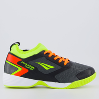 Chuteira Penalty Evolution Player Futsal Juvenil Preta e Amarela