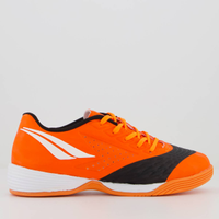 Chuteira Penalty Max 200 Juvenil Futsal Laranja