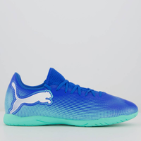 Chuteira Puma Future 7 Play IT Futsal Azul