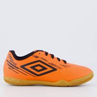 Chuteira Umbro Brave Futsal Juvenil Laranja