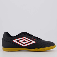 Chuteira Umbro Class Footballer Futsal Preta e Branca