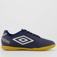 Chuteira Umbro Class Futsal Marinho e Cinza