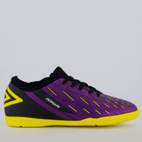 Chuteira Umbro Domain Futsal Juvenil Roxa e Preta