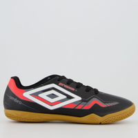 Chuteira Umbro Prisma+ Futsal Juvenil Preta