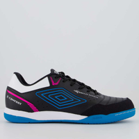 Chuteira Umbro X-Comfort Futsal Preta e Azul