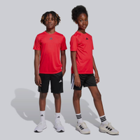 Conjunto Adidas 3 Stripes Juvenil Vermelho e Preto
