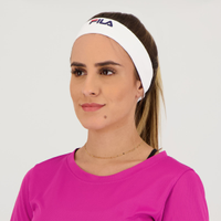 Faixa de Cabeça Fila Tennis Team Branco