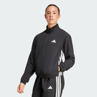 Jaqueta Adidas 3 Stripes Woven Feminina Preta e Branca