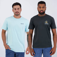 Kit 02 Camisetas Hang Loose Preta e Azul