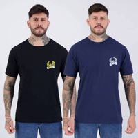 Kit 02 Camisetas Hurley Preto e Marinho