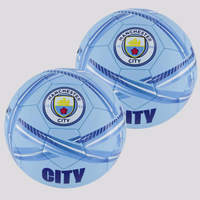 Kit 2 Bolas Machester City Estádios Campo Azul