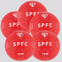 Kit 5 Bolas São Paulo Vermelha