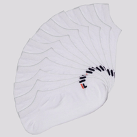 Kit Meia 12 Pares Fila Cano Curto Lisa Branco