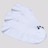 Kit Meia Adidas Classics WMS No Show 3 Pares Cano Invisível Branca