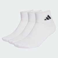 Kit Meia Adidas ESS Ank 3 Pares Branca e Preta
