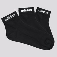 Kit Meia Adidas ESS Cano Médio 3 Pares Preta
