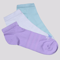 Kit Meia Adidas Essentials Sportswear Cano invisível 3 Pares