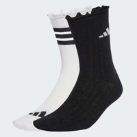 Kit Meia Adidas Glow 2 Pares Branca e Preta