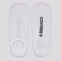Kit Meia Converse Invisivel Cano Baixo Star Chevron 3 Pares Branca