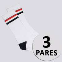 Kit Meia Fila Striped 3 Pares