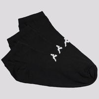 Kit Meia Kappa 3 Pares Sapatilha Preta
