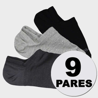 Kit Meia Lupo Sport Sapatilha 9 Pares Sortida