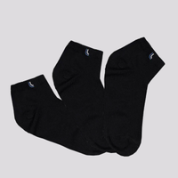 Kit Meia Lupo Walk Cano Curto 3 Pares Preta