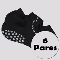 Kit Meia New Balance 6 Pares Sapatilha Feminina Preta