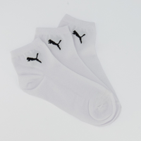 Kit Meia Puma 3 Pares Cano Médio Branca
