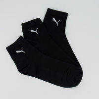 Kit Meia Puma 9 Pares Cano Médio Preta