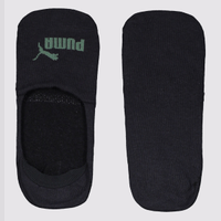Kit Meia Puma Sapatilha 2 Pares Verde e Cinza