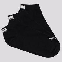 Kit Meia Puma Sapatilha 3 Pares Cano Curto Feminina Preta